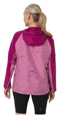 Asics Fujitrail Packable Women's Wind Jacket Pink