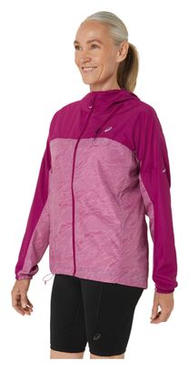 Asics Fujitrail Packable Women's Wind Jacket Pink