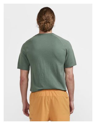 Craft Core Dry Activre Comfort SS Khaki Men's short-sleeved jersey