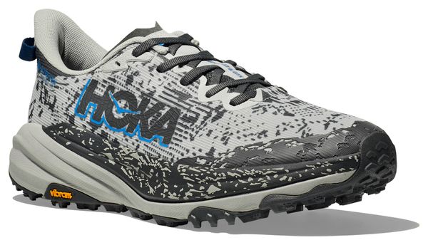 Hoka Speedgoat 6 GTX Trail Shoes Grey/Blue Uomo