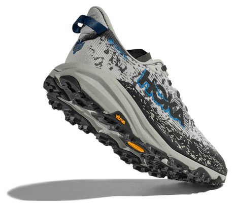 Hoka Speedgoat 6 GTX Trail Shoes Grey/Blue Uomo