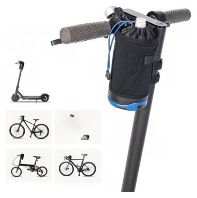 Sacoche porte-bidon WILD MAN vélo avec bandoulière 1 L bleue