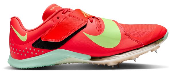 Chaussures d'Athlétisme Nike Long Jump Elite Rouge/Vert Homme