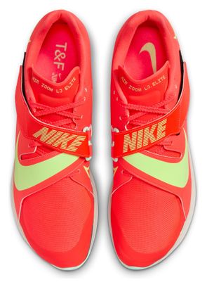 Chaussures d'Athlétisme Nike Long Jump Elite Rouge/Vert Homme