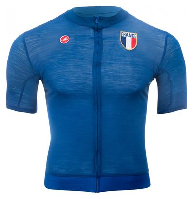 Castelli France 2.0 Short Sleeve Jersey Blue