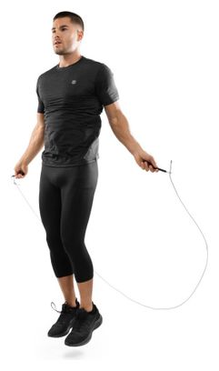 Legging capri sport homme Fitness Enlli Noir