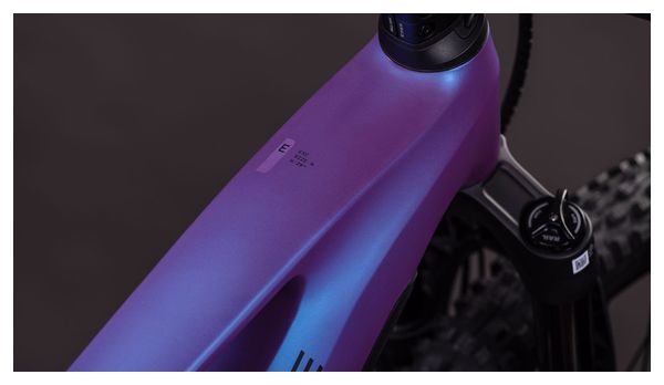 VTT Électrique Tout-Suspendu Cube Stereo Hybrid One44 EXC 800 12V 800 Wh Bosch 120 Nm 29'' Bleu Iris Violet 2026