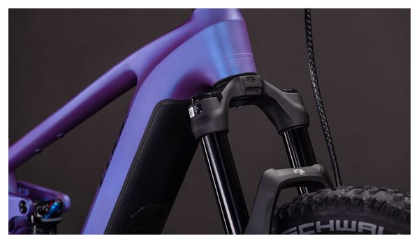 VTT Électrique Tout-Suspendu Cube Stereo Hybrid One44 EXC 800 12V 800 Wh Bosch 120 Nm 29'' Bleu Iris Violet 2026