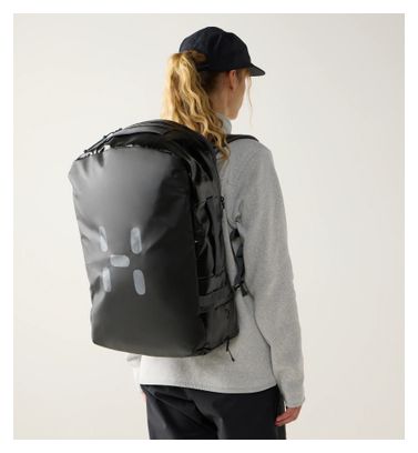 Mochila de viaje Haglöfs Magma 42 L, color negro