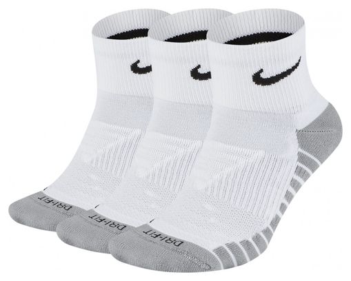 Socks (x3) Nike Everyday Max Cushion Quarter White Unisex