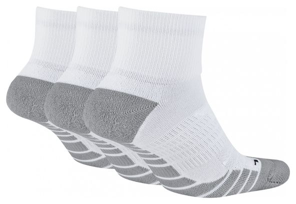 Socks (x3) Nike Everyday Max Cushion Quarter White Unisex