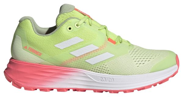 Chaussures de Trail Running adidas Terrex Two Flow Jaune Rouge Femme