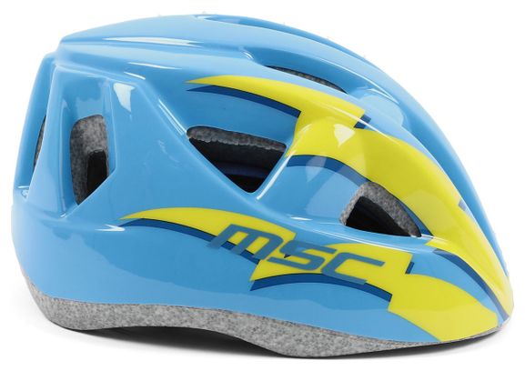 Casque Enfants MSC OUTMOLD Bleu Jaune