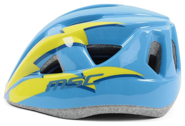 Casque Enfants MSC OUTMOLD Bleu Jaune