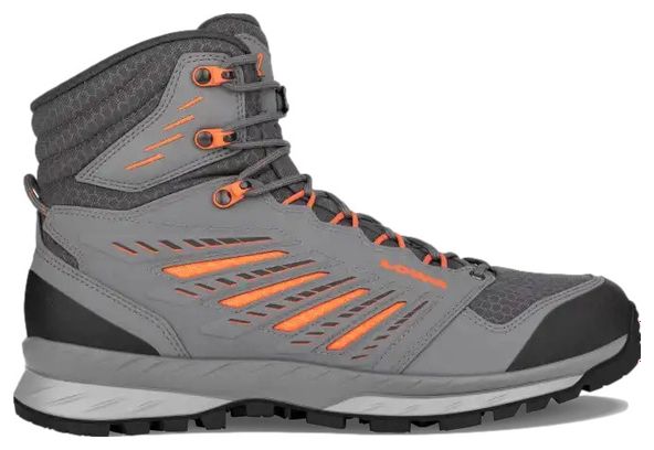 Lowa Trek Evo GTX Mid Grey/Orange wandelschoen