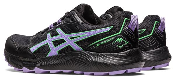 Zapatillas Trail Running Mujer Asics Gel Sonoma 7 Negro Morado