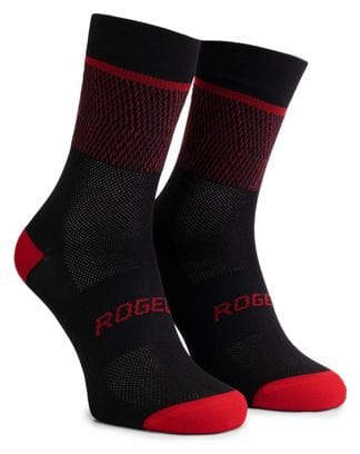 Chaussettes Velo Rogelli Hero II - Homme - Rouge/Bourgogne/Noir