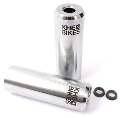 BMX PEGS PRO CNC ADULTE CHROME 10MM/14MM KHEBIKES