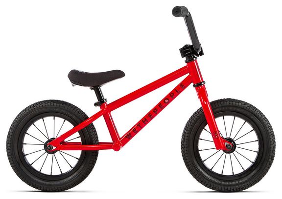 Bicicleta de equilibrio WeThePeople Prime 2019 rojo metálico de 12 ''