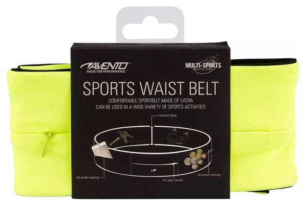 Avento Ceinture abdominale 21PR-FGZ-M Taille M Lycra Jaune