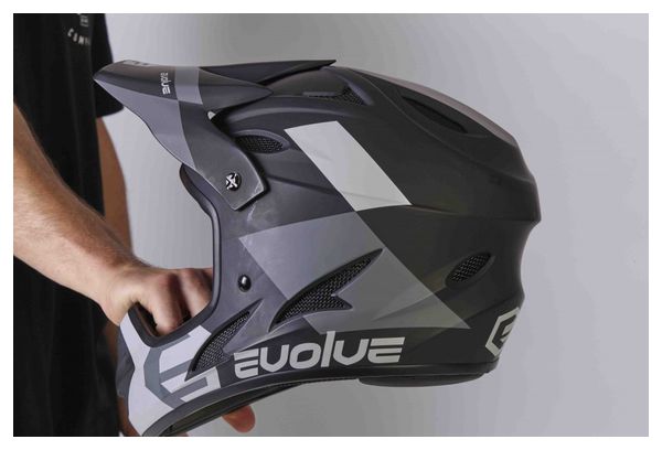 Casco Evolve Storm - Nero Opaco