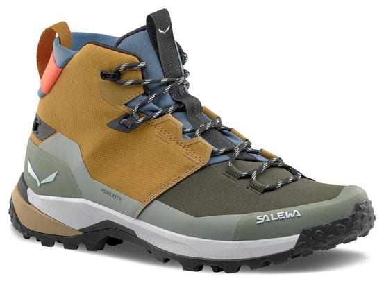Hiking shoes Salewa Puez Mid Powertex Brown/Grey