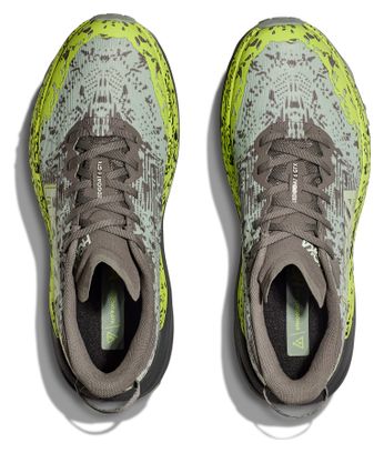 Hoka Speedgoat 6 GTX Trail Shoes Grey/Green Men's