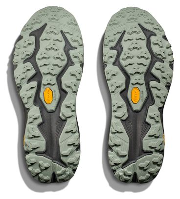 Hoka Speedgoat 6 GTX Trail Shoes Grey/Green Men's