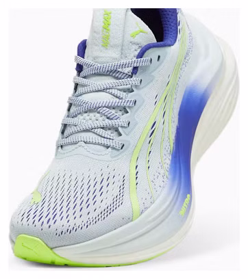 Chaussures Running Puma MagMax Nitro Bleu/Vert Femme