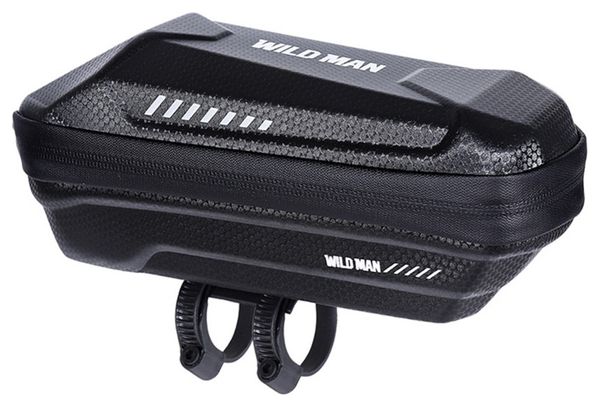 Borsa nera impermeabile da telaio bici da 1 L WILD MAN