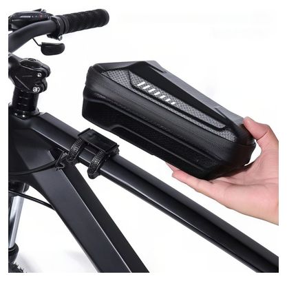 Borsa nera impermeabile da telaio bici da 1 L WILD MAN