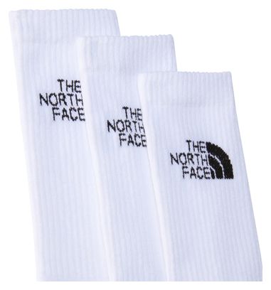 3 Pares de Calcetines The North Face Multi Sport Blancos