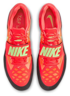 Nike Zoom Rotational 6 Rood/Groen Heren Track &amp; Field Schoenen