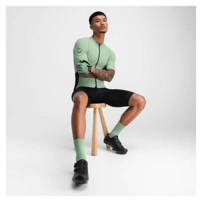 Maillot cyclisme gravel manches courtes homme GM2 Wilder Vert