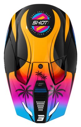 Casque Integral Shot Furious Enfant Miami Orange Brillant