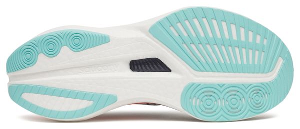 Chaussures Running Saucony Endorphin Speed 5 Blanc/Bleu/Orange Femme