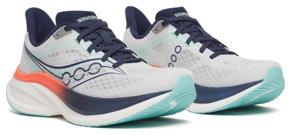 Chaussures Running Saucony Endorphin Speed 5 Blanc/Bleu/Orange Femme