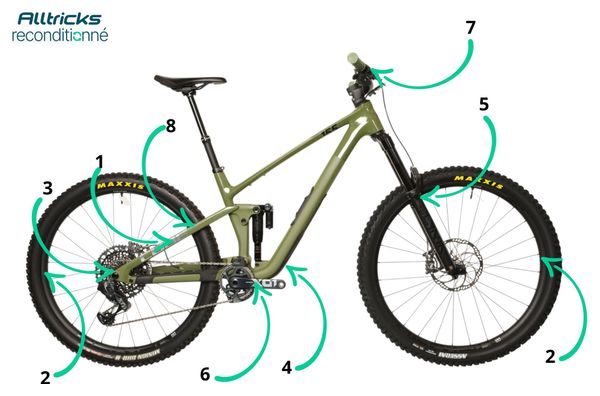 Cube Stereo One55 C:62 TM 29 Full-Suspension Mountain Bike with