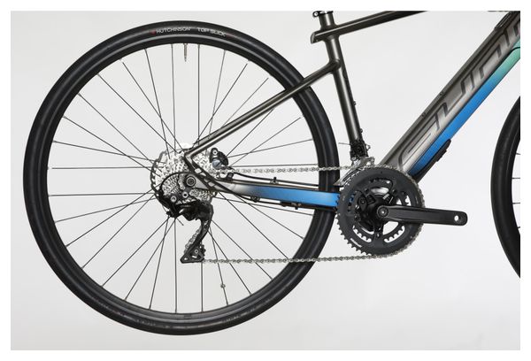 Prodotto ricondizionato - Sunn Volt S1 Shimano 105 11V 250 Wh 700 mm Grigio opaco/Blu 2019 Bicicletta elettrica da strada