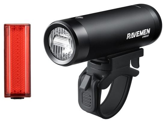 Par de luces Ravemen LS 10 (CR 600 / TR 20) Negro