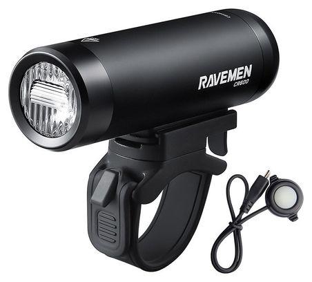 Ravemen LS 10 Verlichtingspaar (CR 600 / TR 20) Zwart