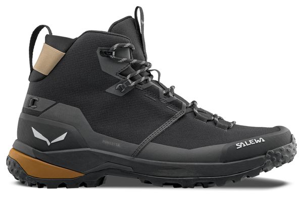 Salewa Puez Mid Powertex Hiking Shoes Black