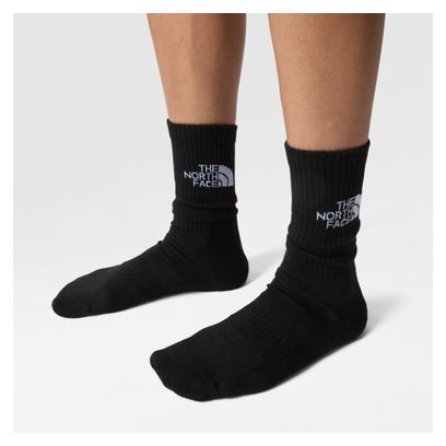 3 Pairs of The North Face Multi Sport Socks Black