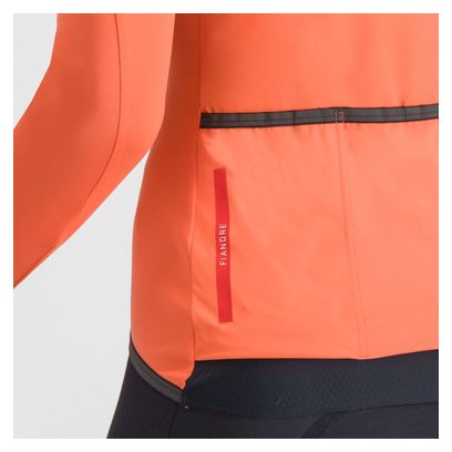 Chaqueta Sportful Fiandre Naranja Claro para mujer