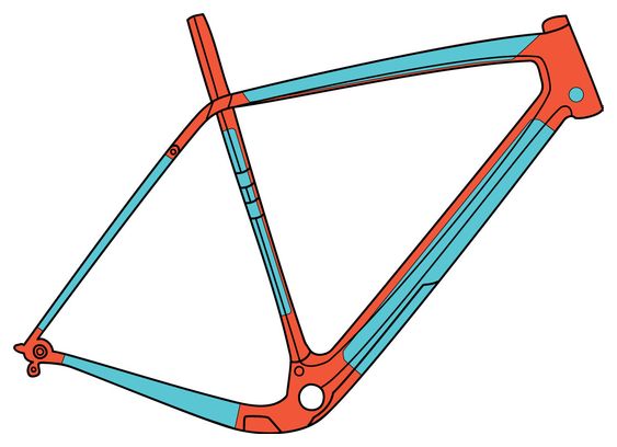 RideWrap Covered Protection Frame Kit Road/Gravel Matte Clear