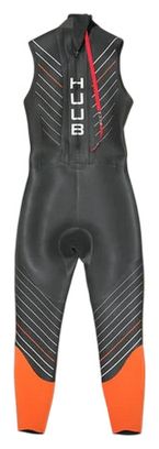 Combinaison Néoprène Sans Manches Huub Araya Noir/Orange Femme