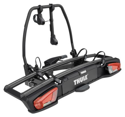 Portabicicletas Thule VeloSpace 3 9032100 para barra de remolque - 2 bicicletas (compatible con bicicletas eléctricas) Negro