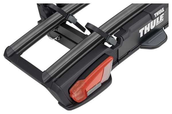 Portabicicletas Thule VeloSpace 3 9032100 para barra de remolque - 2 bicicletas (compatible con bicicletas eléctricas) Negro