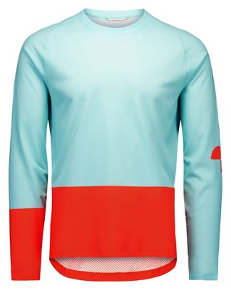 Camiseta de manga larga Poc Motion Air azul/naranja para hombre
