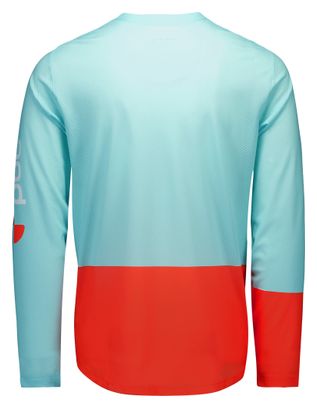 Camiseta de manga larga Poc Motion Air azul/naranja para hombre